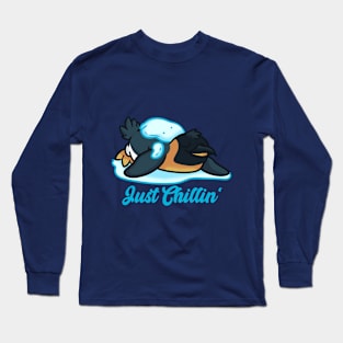 Just Chillin' Penguin Long Sleeve T-Shirt